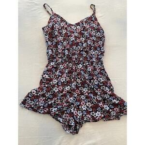 Divided H&M Floral Romper Large